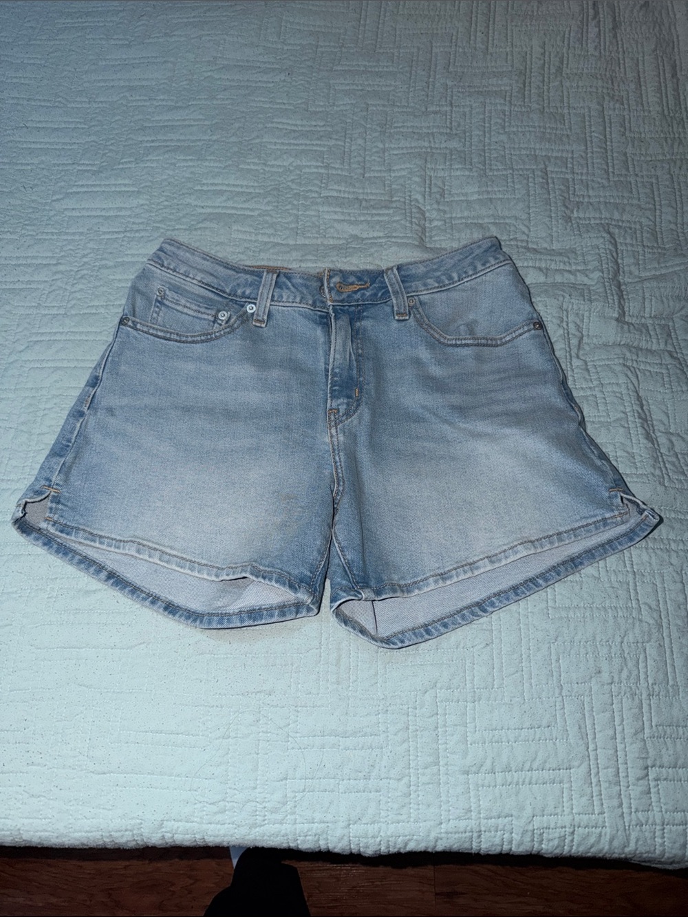 Levi's Light Blue Denim  Shorts